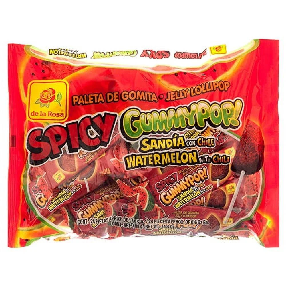 de La Rosa Spicy Gummy Pop Watermelon