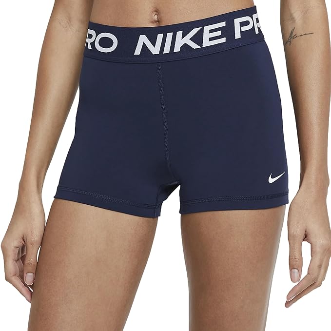 Nike Pro Women's White 3-Inch Shorts S