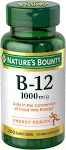 Natures Bounty Vitamin B-12, 1000 mcg, Coated Tablets - 200 tablets