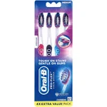 Oral-B Pro-Flex Stain Eraser Manual Toothbrush Medium 4 ct