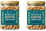 Member's Mark Roasted Whole Cashews with Sea Salt 33 oz.