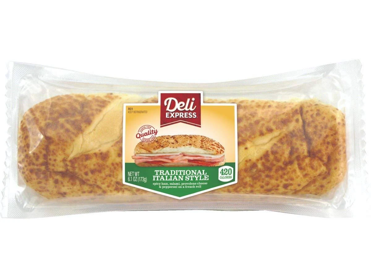 Deli Express Italian Sub SELECTS Traditional Sandwich (5.1 oz, 8 per CASE)