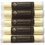 Sunshine Polishing Cloths, Bulk Pack, for Silver, Gold, Brass and Copper Jewelry (5 Pack)