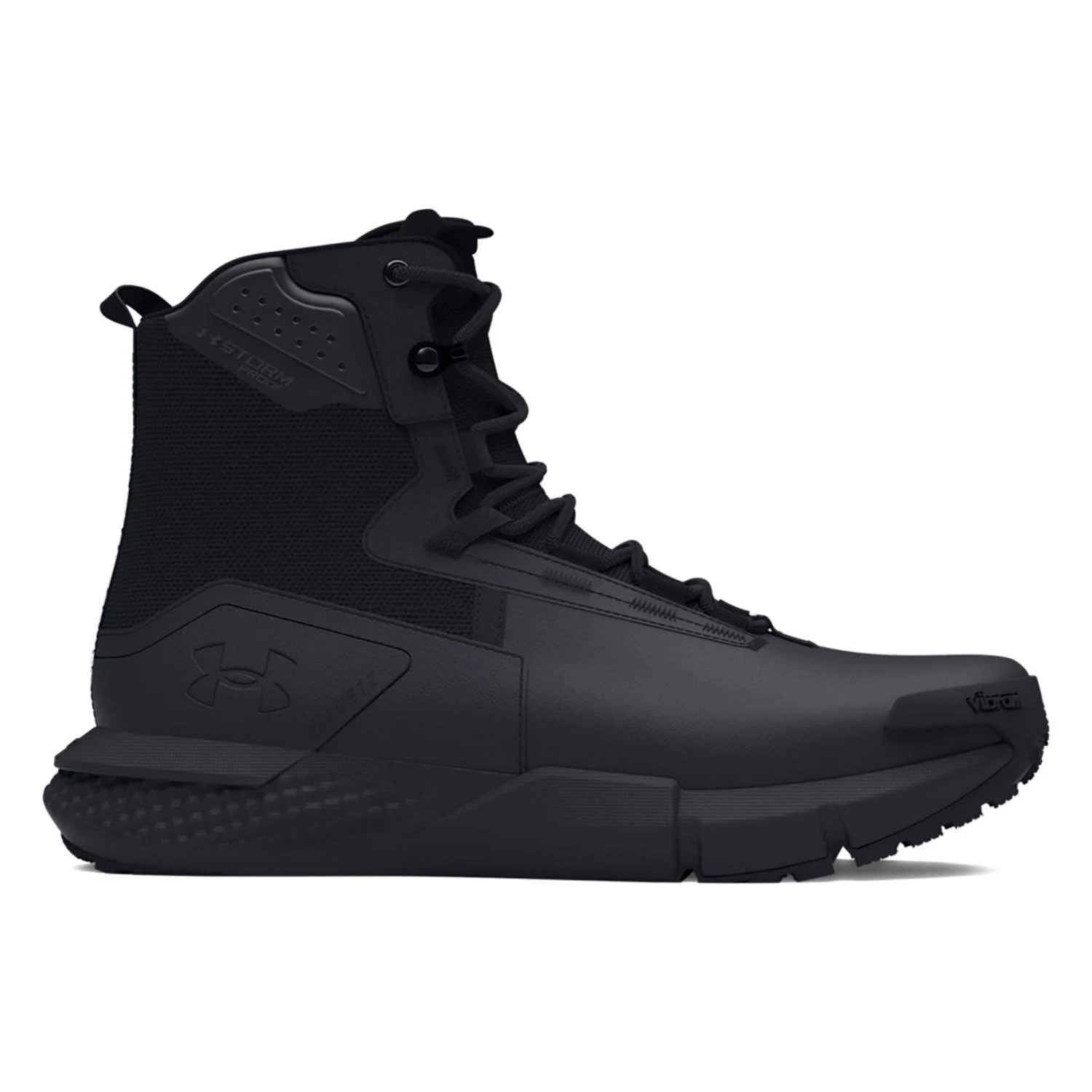 Under Armour Charged Valsetz Side-Zip Waterproof Boots, Men's Black