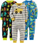 Simple Joys by Carter's Kids' 3-Pack Snug Fit Footless Cotton Pajamas