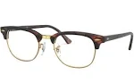 Ray Ban RX5154 Clubmaster Eyeglasses - 8058 Mock Tortoise