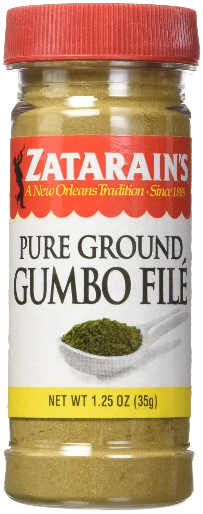 Zatarain&#039;s Pure Ground Gumbo File, 1.25 oz (Pack of 12)