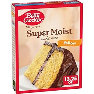 Betty Crocker Super Moist Cake Mix Yellow