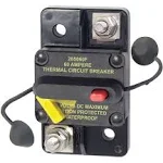 Blue Sea Systems 7184 285 Series Circuit Breaker, Surface Mount, 60 Amp, 48V DC