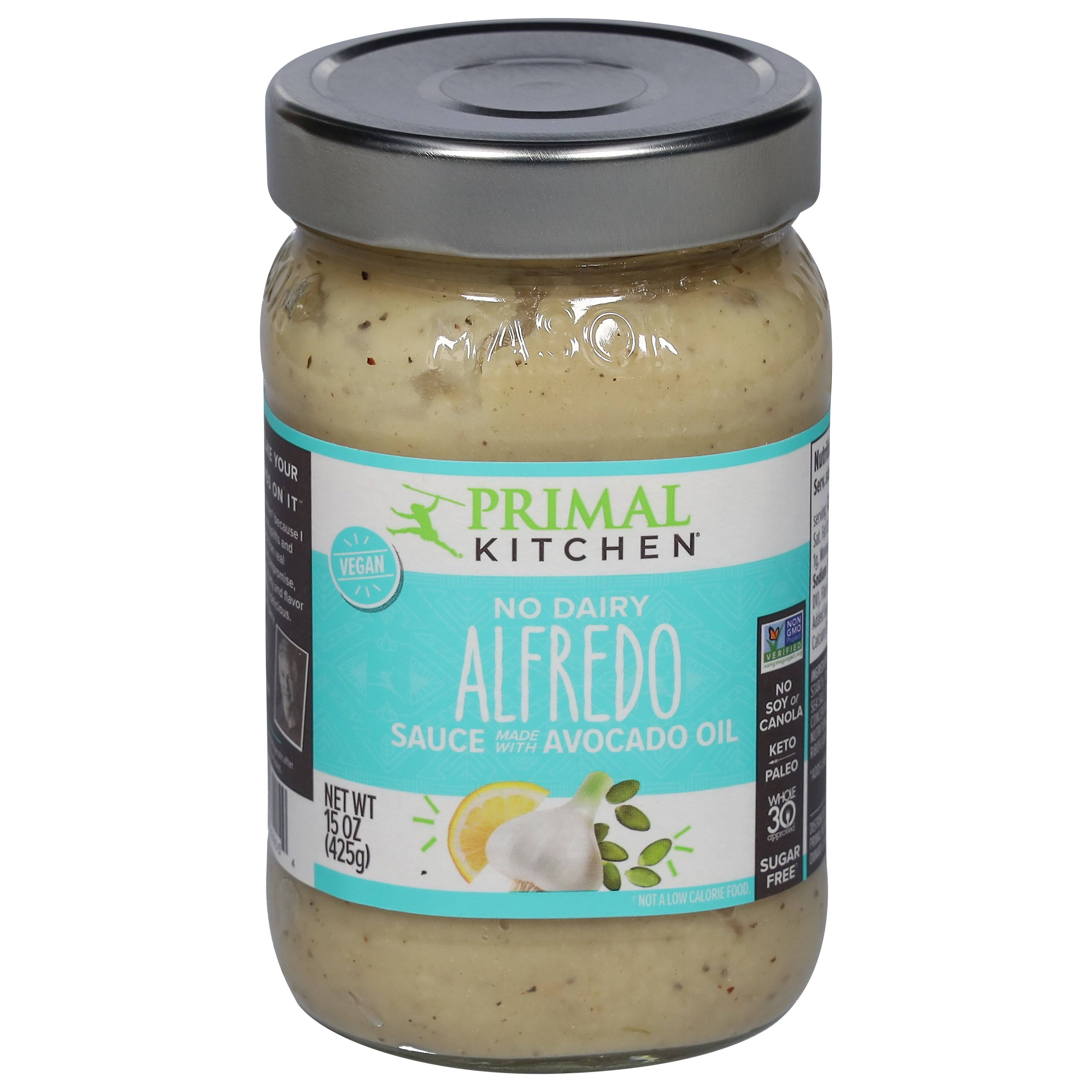 Primal Kitchen Alfredo Sauce, No Dairy - 15.5 oz