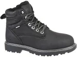 Wolverine Men's Floorhand Waterproof 6" Steel Toe Work Boot, Black