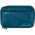 Travelon World Travel Essentials Tech Organizer Peacock Teal