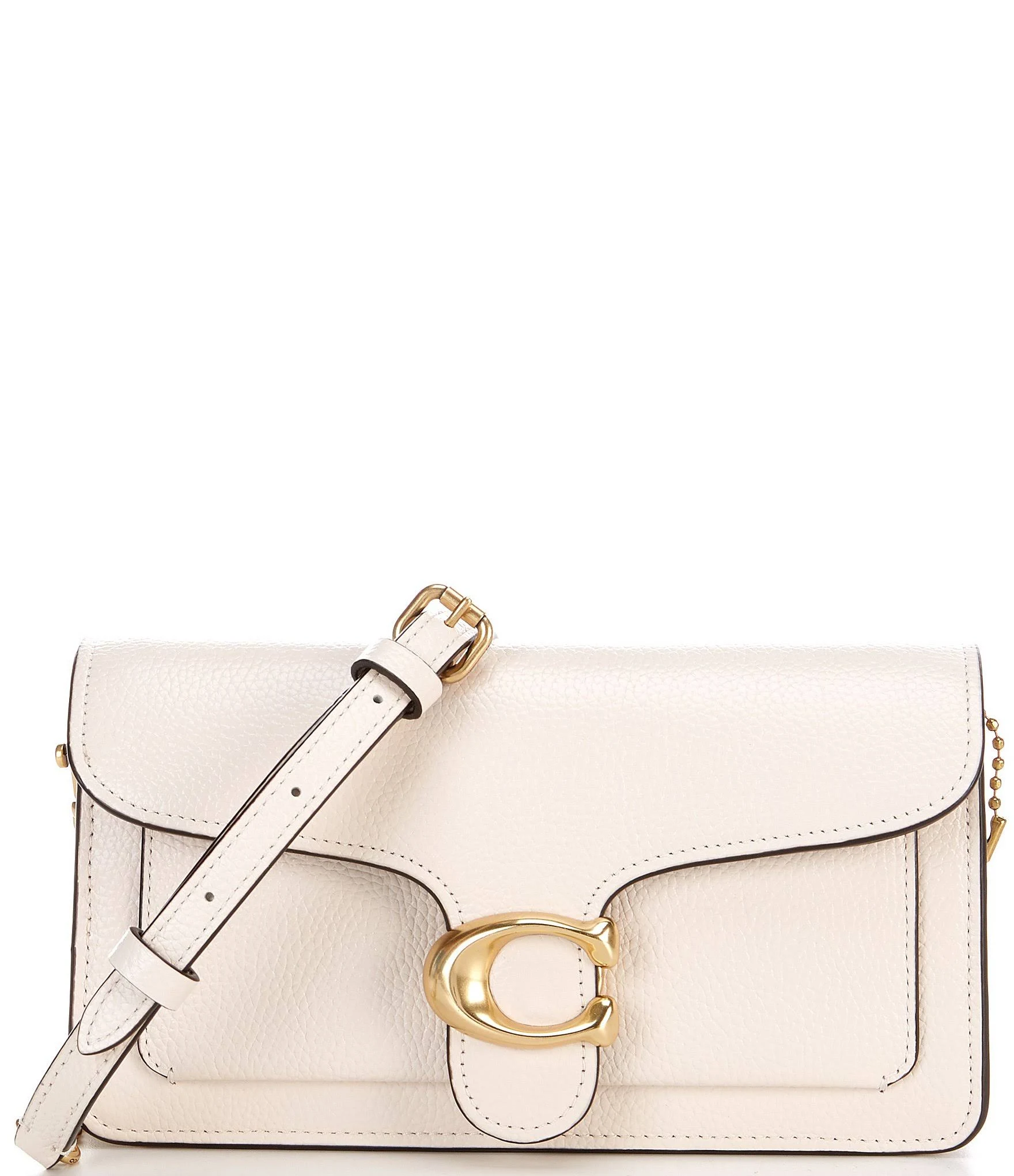 Coach Tabby Chain Leather Clutch Bag