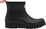 Hunter Women's Original Play Short Rain Boot, Black, 7M