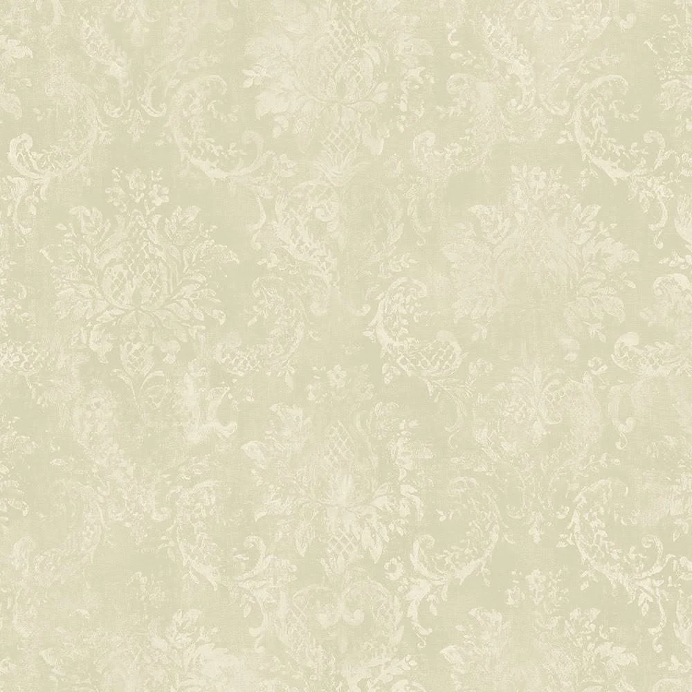 Canvas Damask Wallpaper