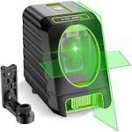 Self-leveling Laser Level - Huepar Box-1G 150ft/45m Outdoor Green Cross Line