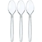 Prestee 300 Clear Plastic Spoons