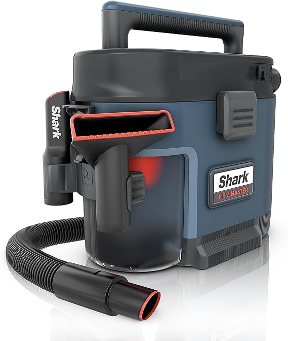 Shark MessMaster Portable Wet & Dry Vacuum, Burnt Ashes