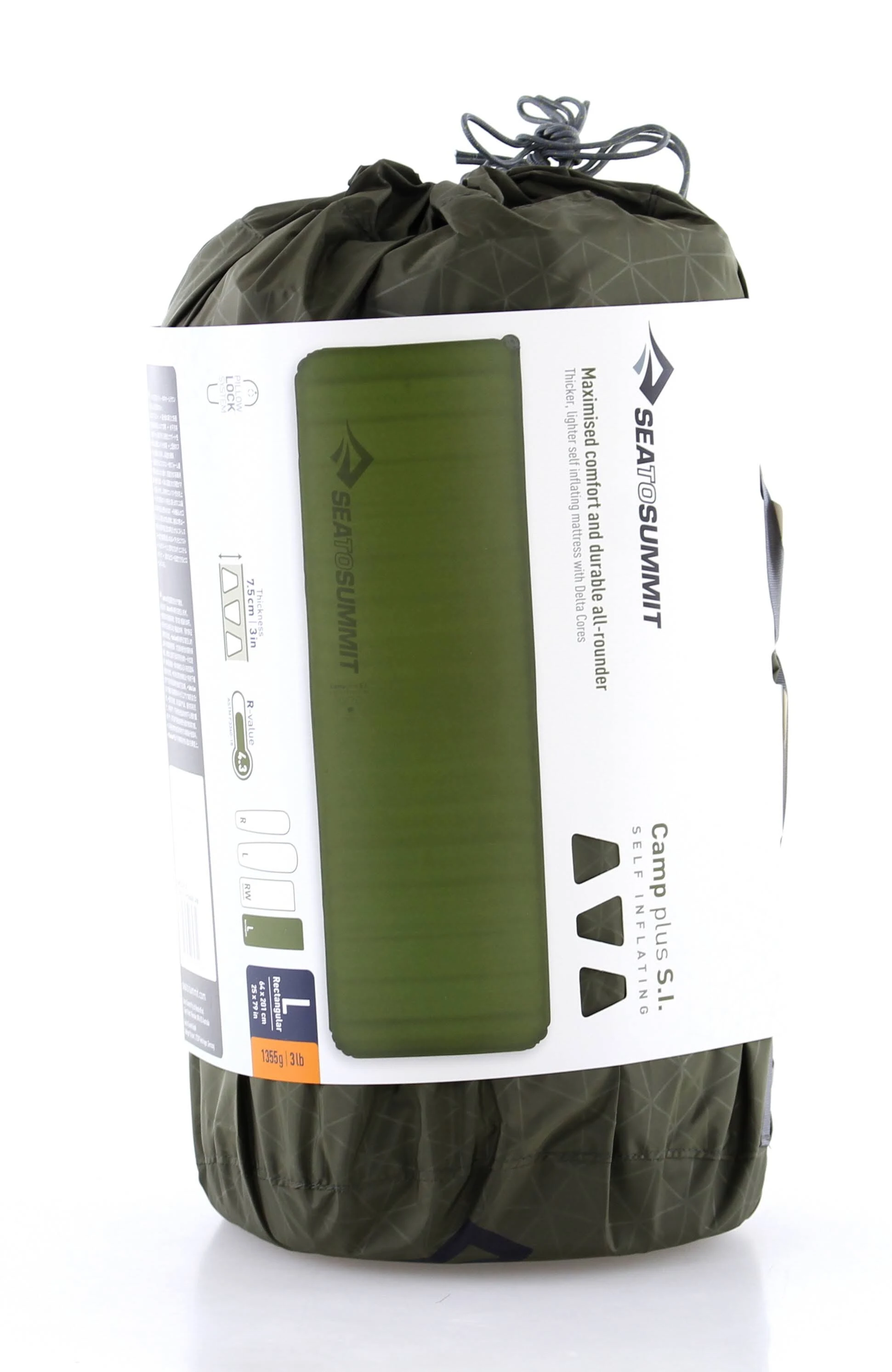 Sea to Summit Camp Plus Self-inflating Mat (Rect.) - Long