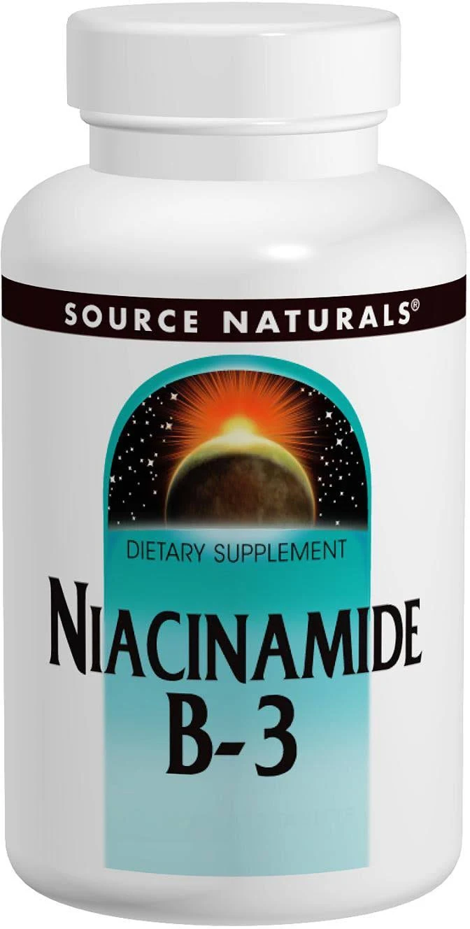 Source Naturals, 나이아신아마이드 B-3, 100mg, 100정