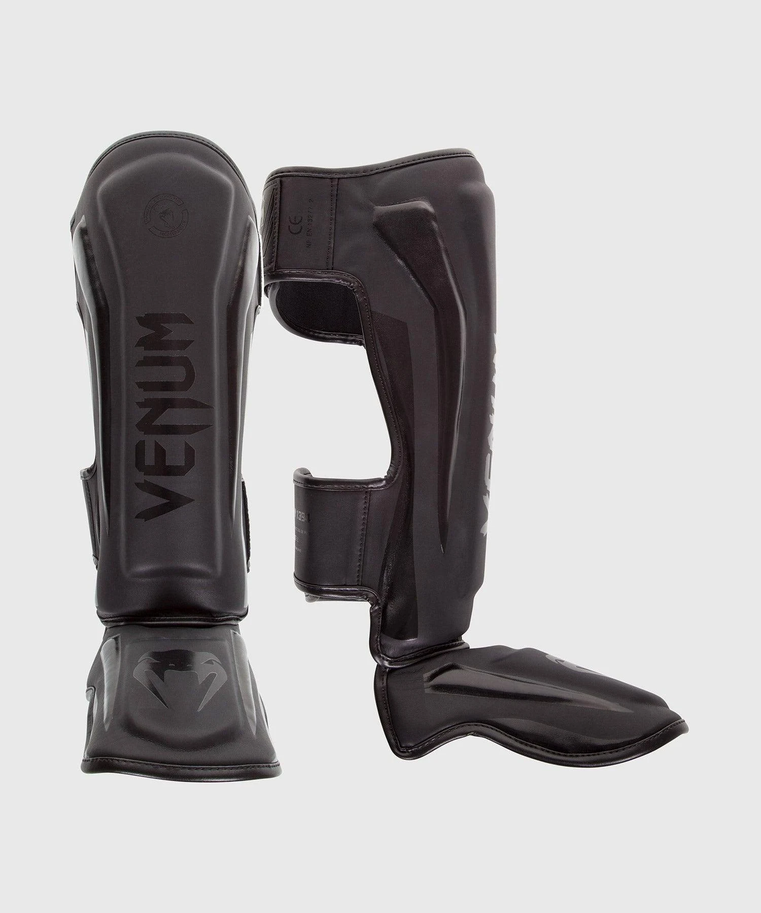 Venum Elite Standup Shin Guards - Matte/Black - M - Venum