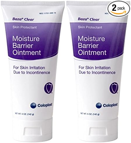 Baza Clear Moisture Barrier Ointment, 5 Ounce Tube, Pack of 2