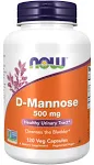 D-manose 500mg Now Foods 60 Cápsulas Importado