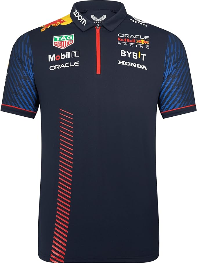 Red Bull Racing F1 Men's 2023 Team Polo Shirt- Navy