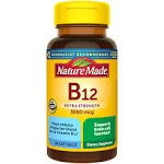 Nature Made Vitamin B12, Extra Strength, 3000 mcg, Softgels - 60 softgels