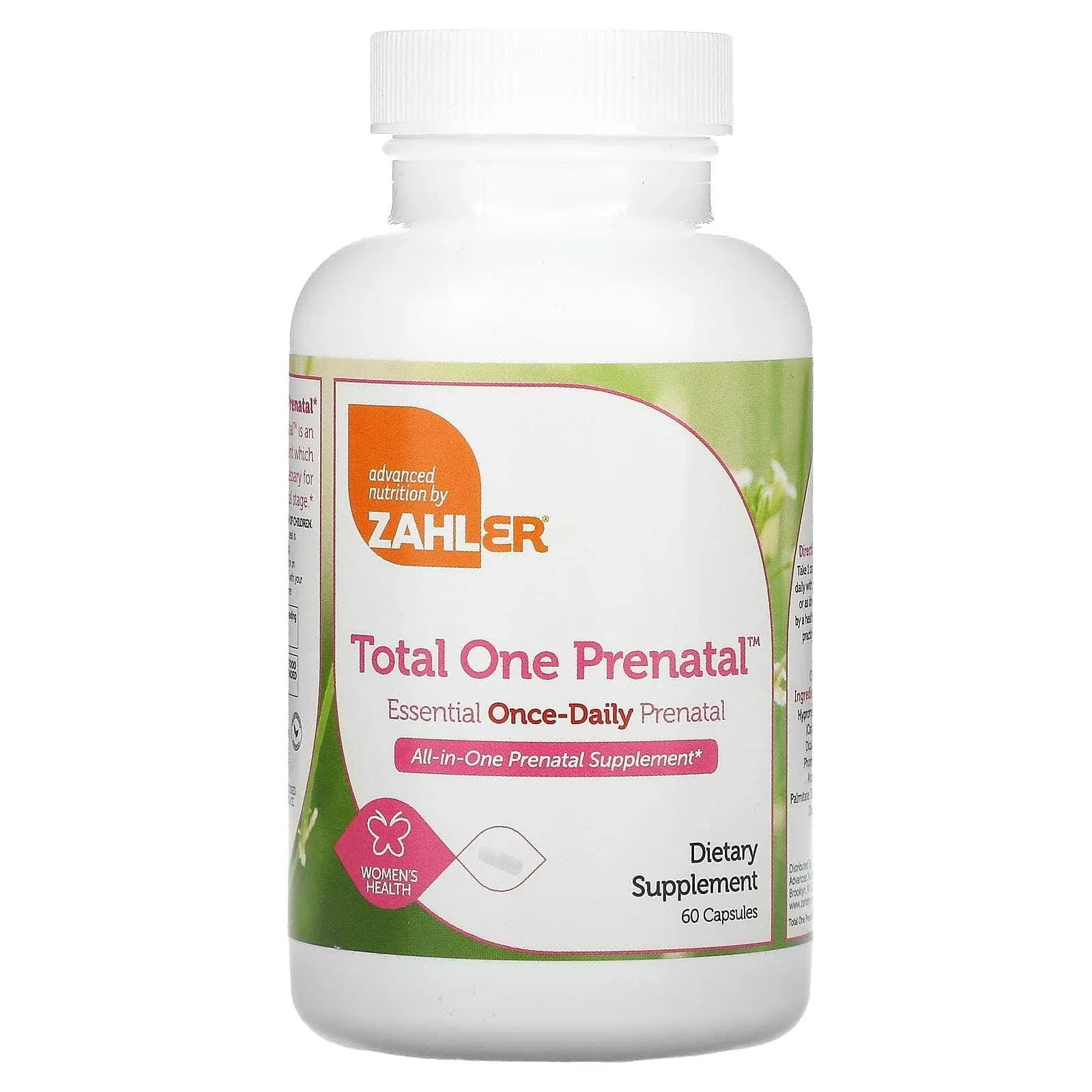 Zahler - Total One Prenatal - 120 Capsules