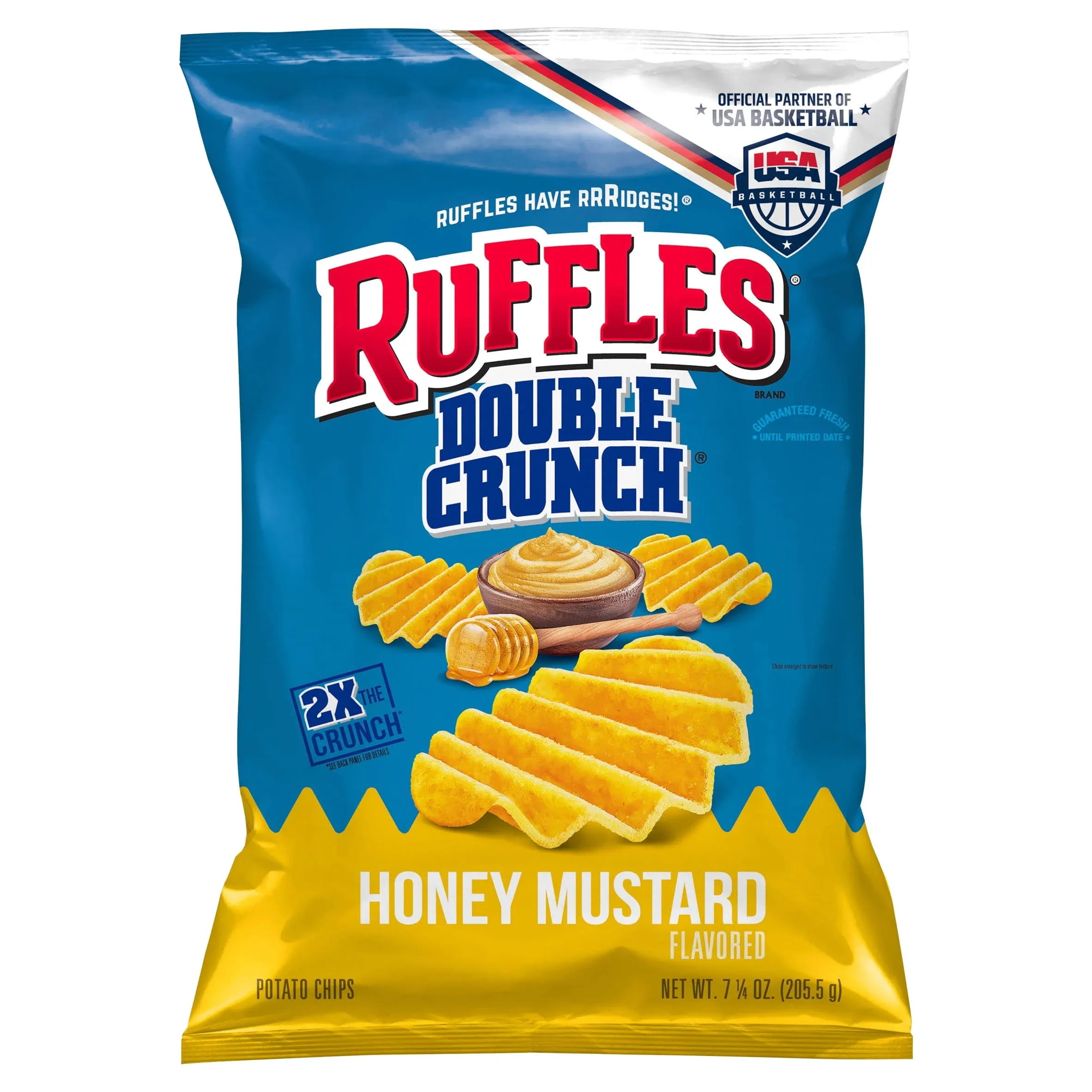 Ruffles Double Crunch Honey Mustard Potato Chips