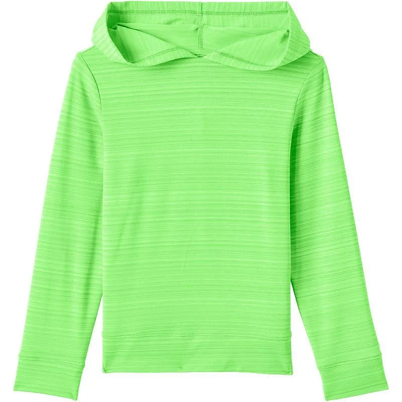 Lands' End Kids Long Sleeve UPF 50 Sun Hoodie Rash Guard