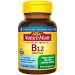 Nature Made Vitamin B12, Maximum Strength, 5000 mcg, Softgels - 60 softgels