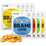 BRAMI Lupini Beans Snack, Variety Pack | 7g Plant Protein, 0g Net Carbs | Vegan, Keto, Plant Based, Mediterranean Diet | Pickled Vegetable |5.3 Ounce (4 Count)