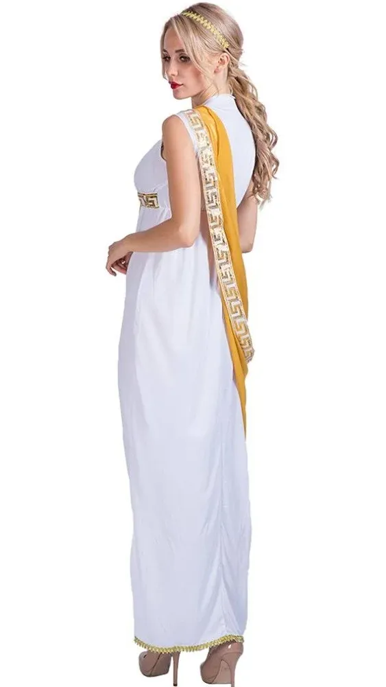 EraSpooky Women's Roman Lady Greek Goddess Costume