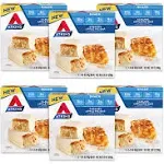 Atkins Snack Bar, Caramel Apple Pie, Naturally Flavored, Good Source of Protein and Fiber, Low Carb, Low Sugar (30 Bars)