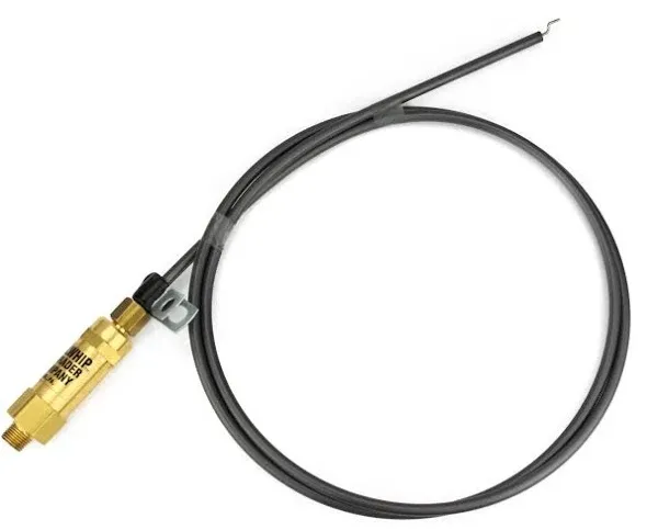 Throttle Control Cable BULLWHIP for Gas AIR COMPRESSORS 8HP to 14HP (24" Cable)