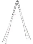 LITTLE GIANT 10109 Telescoping Stepladder,Alu<wbr/>minum,IA,15ft 9T420