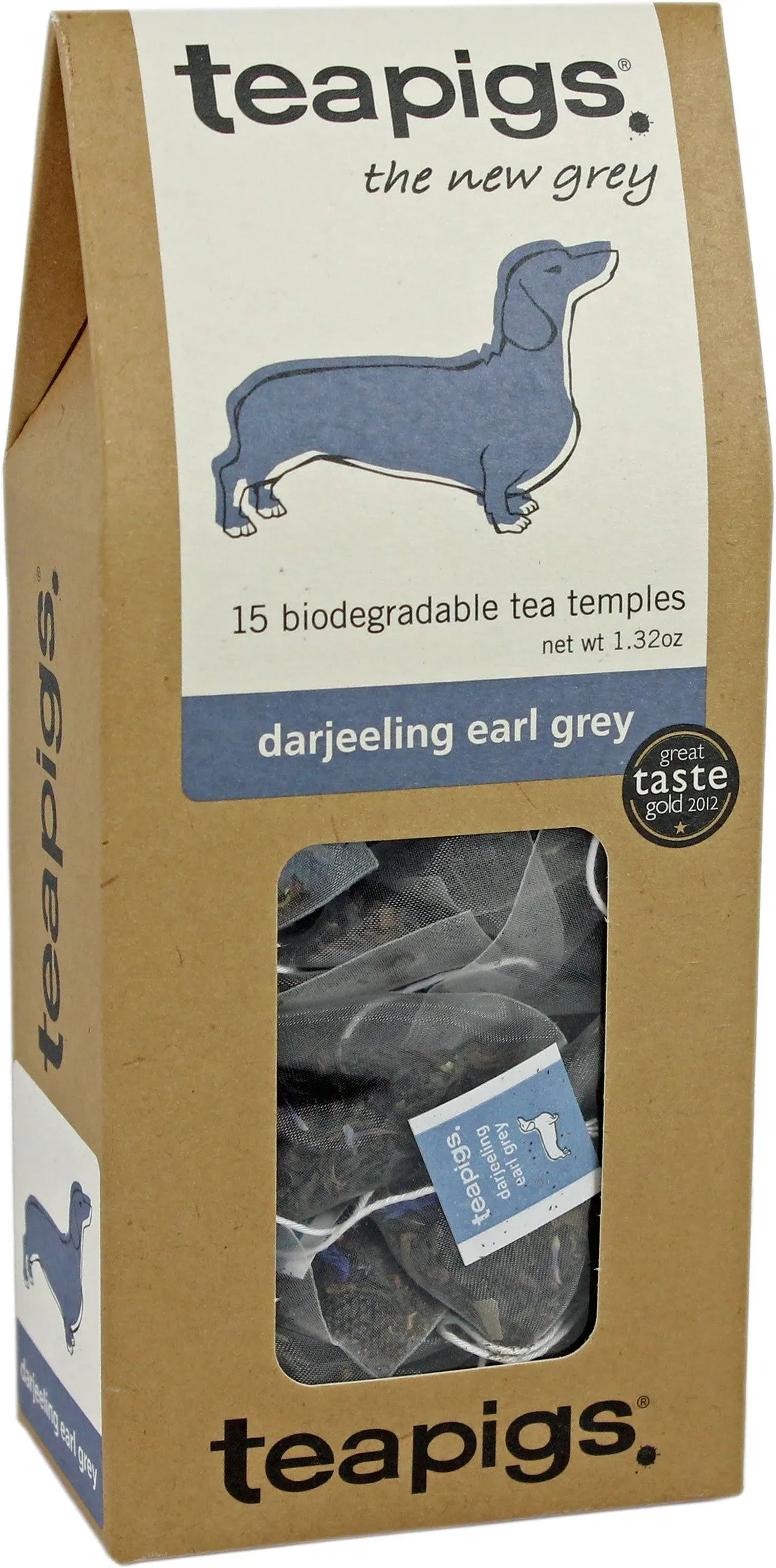 Teapigs Darjeeling Earl Grey Tea Bags Made with Whole Leaves (1 Pack of 50 Tea Bags)