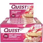 QUEST Protein Bar White CHOCOLATE RASPBERRY