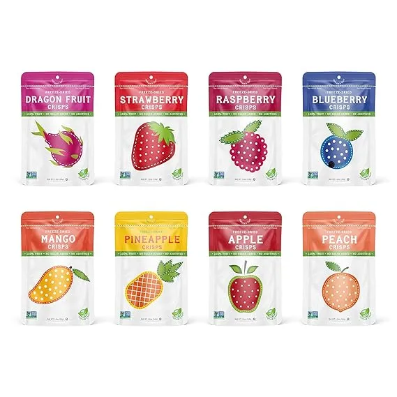 Freeze-Dried Fruit Crisps Tropical Variety Pack (1.20oz) 4-Pack