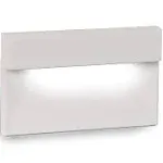 WAC 5" Wide White Geometric Downward LED Step Light