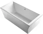 Kohler K-6367-0 Stargaze Freestanding Bathtub, 72 x 36 - White