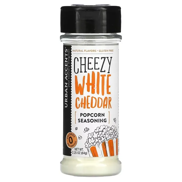 Urban Accents, Popcorn Seasoning, Cheezy White Cheddar, 2.25 oz (64 g)