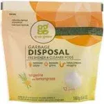 Grab Green Garbage Disposal Freshener Cleaner Pods - Tangerine with Lemongrass