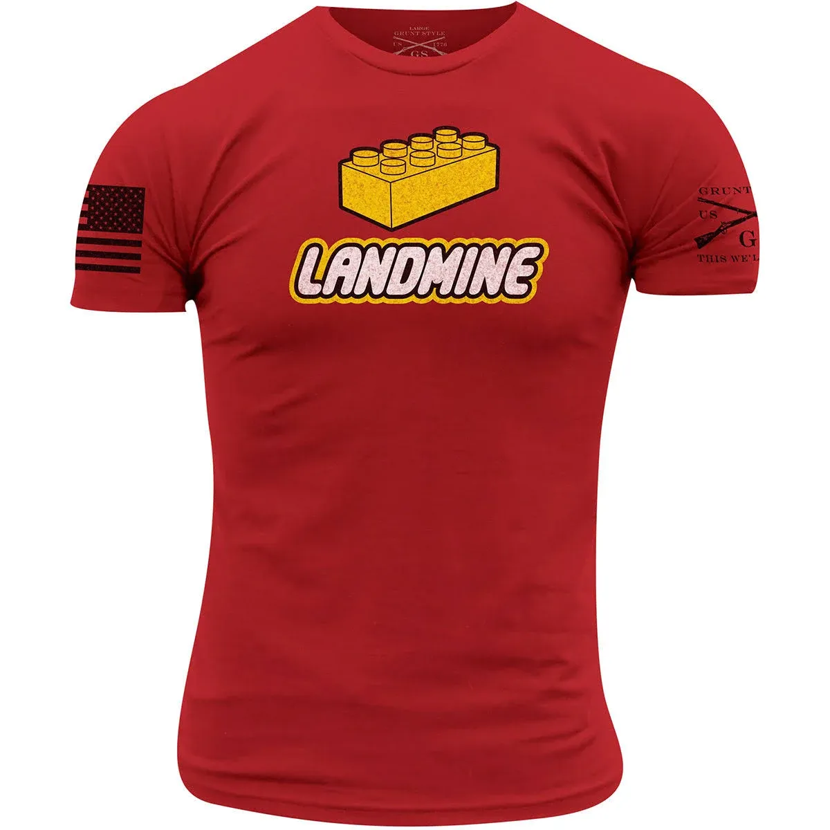 Grunt Style Landmine T-Shirt - Red