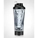 VOLTRX Protein Shaker Bottle Electric Rechargeable Vortex Black 24oz/700ml