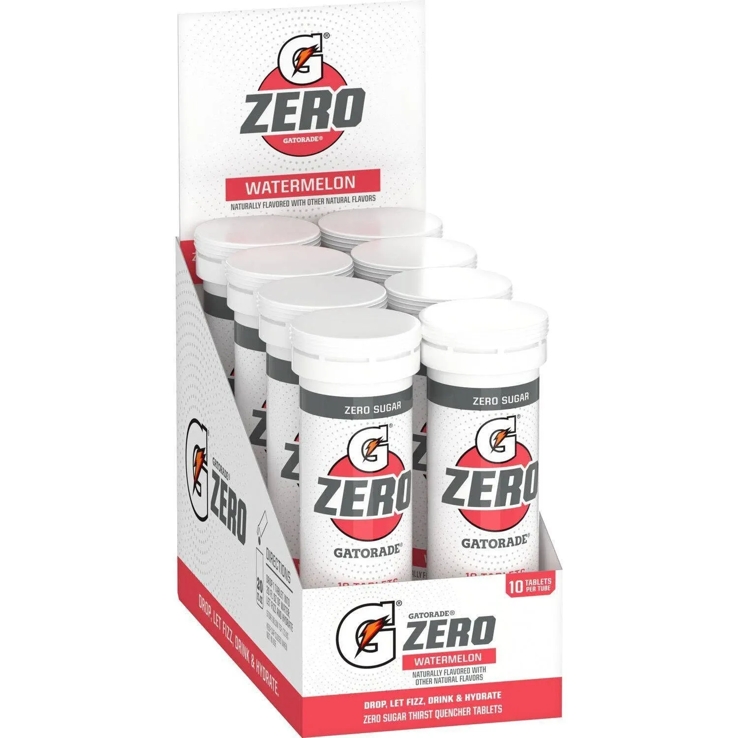 Gatorade Zero Sugar Thirst Quencher Tablets - Watermelon 10 ct