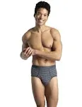 Fruit of the Loom Men's 6-Pack Mid-Rise Stripe & Solid Briefs