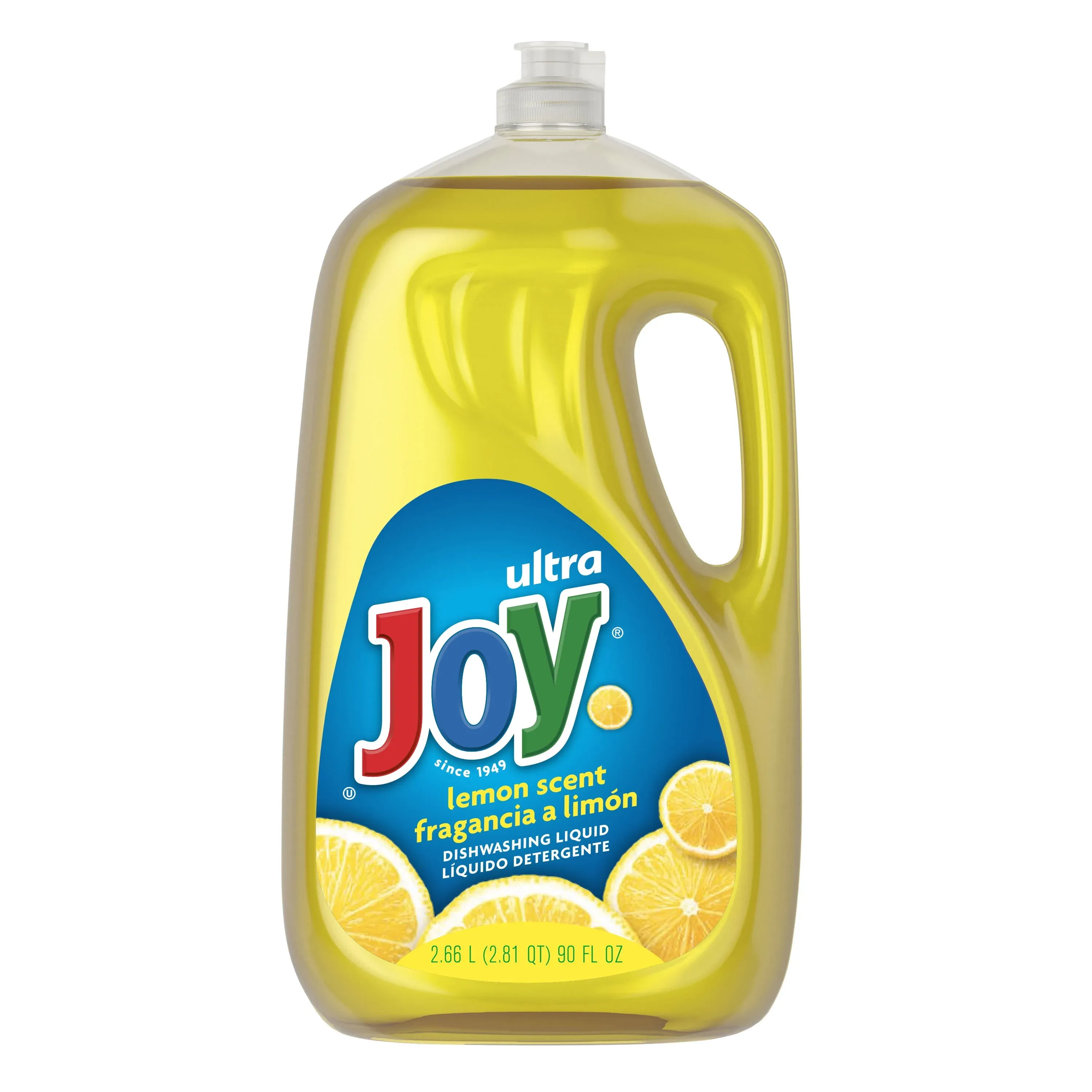 Joy Ultra Dishwashing Liquid Dish Soap, Lemon, 90 fl oz